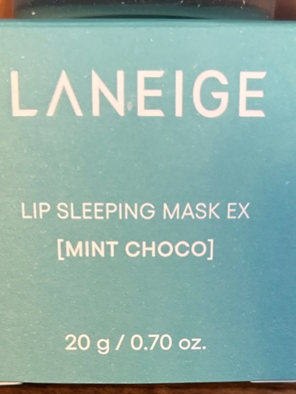 LANEIGE Mint Choco Lip Sleeping Mask EX - Mint Green Packaging